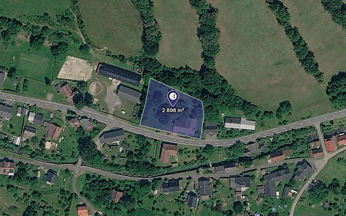 Prodej stavebního pozemku 2896 m²